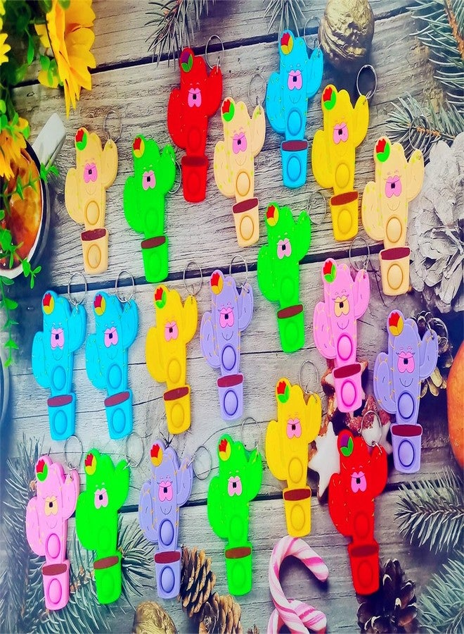 PSDFH 20 Packs Bulk Mini Botanica Cactus fidgets Toys for Kids Children Classroom Students Gifts Prize from Teacher,Birthday Party Bubble Favors - Image 2
